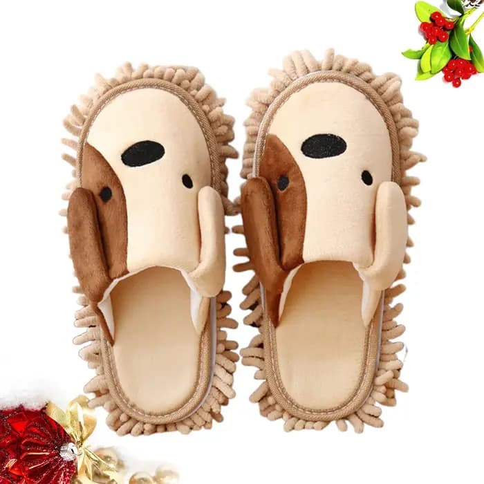 Pantoufles de nettoyage en microfibre pour femmes