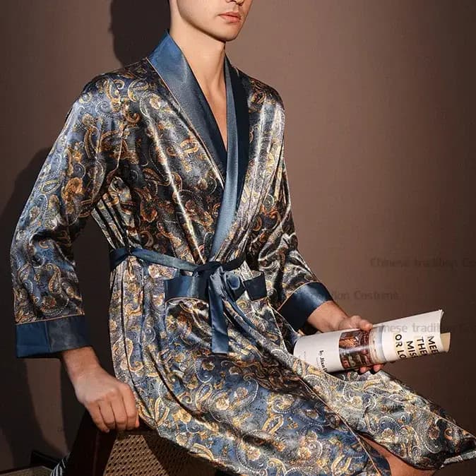 Peignoir d'été fin pour hommes