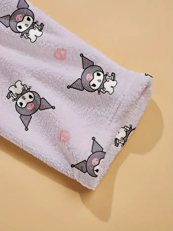 Pantalon de pyjama pour femme avec motifs de dessins animés mignons