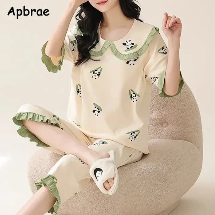 Pyjama Capris d'été pour femmes