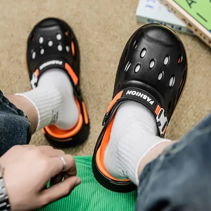 Pantoufles d'extérieur pour hommes sabots confortables