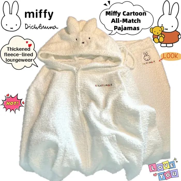 Nouveaux pyjamas Miffy bidimensionnels créatifs kawaii Joker