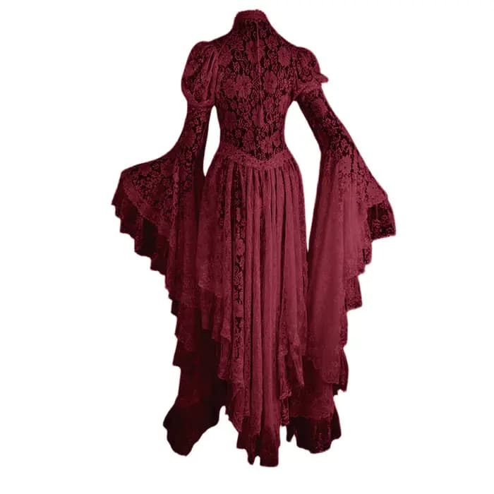 Robe décontractée à manches évasées pour femmes