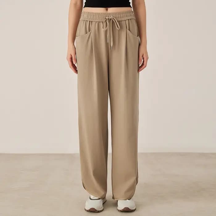 Pantalon de salon à jambes larges pour femme