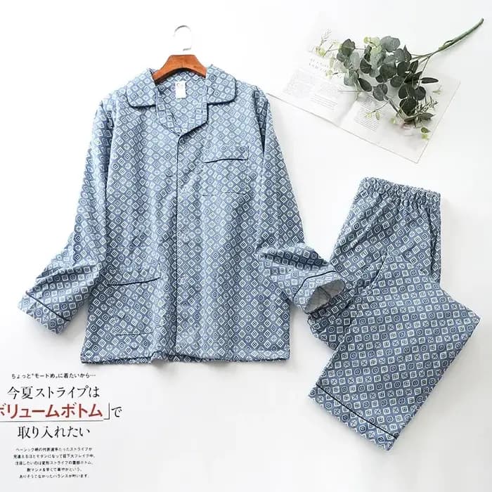 Ensemble de pyjama à manches longues pour hommes