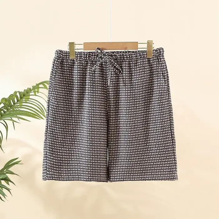 100% coton pyjamas pantalons pour hommes mode Plaid vêtements de nuit pour enfants homme Shorts de couchage décontracté