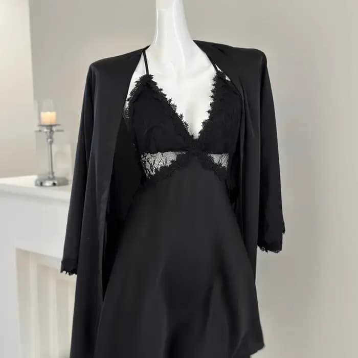 Robe de nuit à bretelles Sexy pour femmes