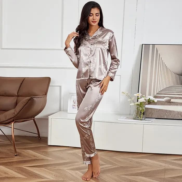 Ensemble de pyjamas à manches longues pour femmes