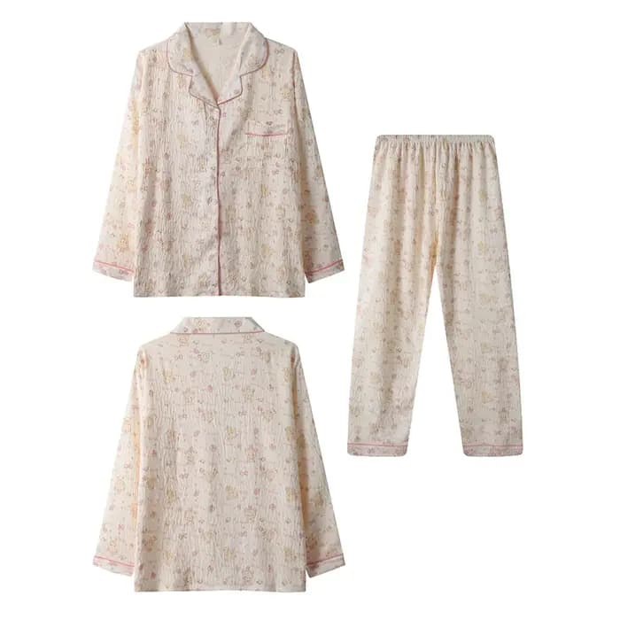 M-5XL grande taille pyjama ensemble pour femmes automne hiver mignon grande taille vêtements de nuit dames confortable vêtements de détente femmes vêtements de maison