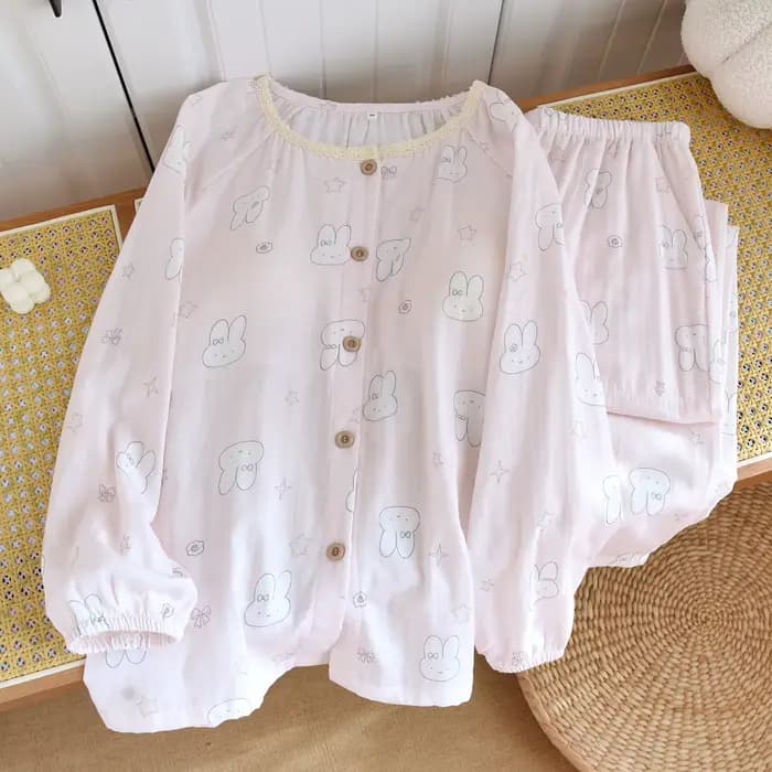 Pyjama en dentelle à fleurs pour femmes avec coussinets de poitrine