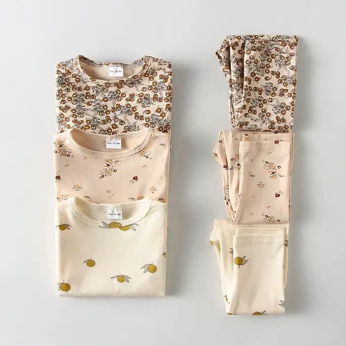 Ensemble de pyjamas à manches longues pour enfants