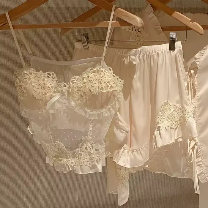 Ensemble pyjama 4 pièces pour femmes