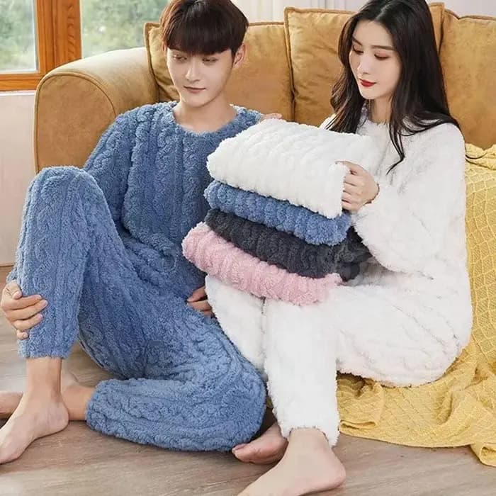 Pyjama pour femmes, vêtements en polaire corail
