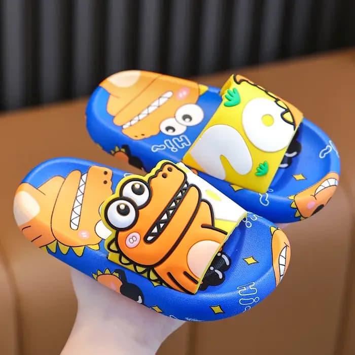 Dessin animé dinosaure enfants pantoufles garçon filles chaussures décontractées plat plage