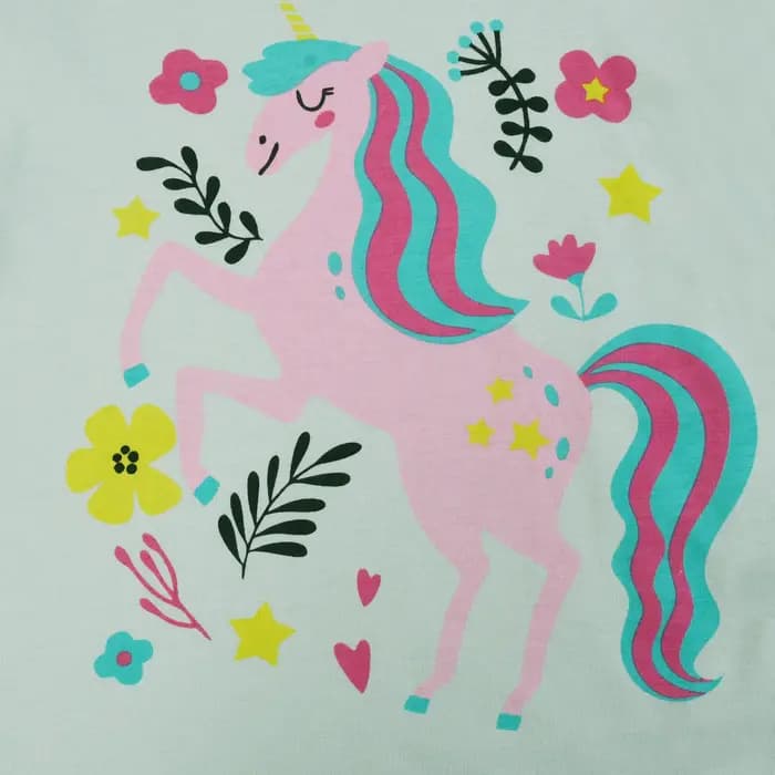 Ensemble pyjama pour filles – Vêtements Pjs pour tout-petits avec pantalons pour enfants de 2 à 9 ans