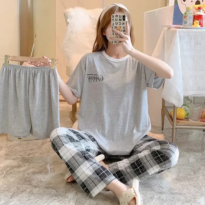 Ensemble de pyjamas d'été à manches courtes pour femmes