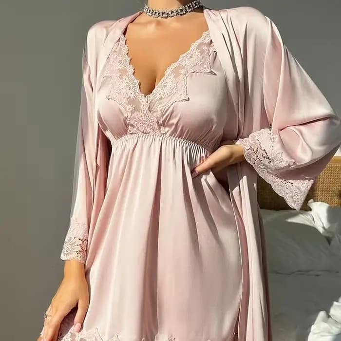 Printemps été femmes Robe chemise de nuit vêtements