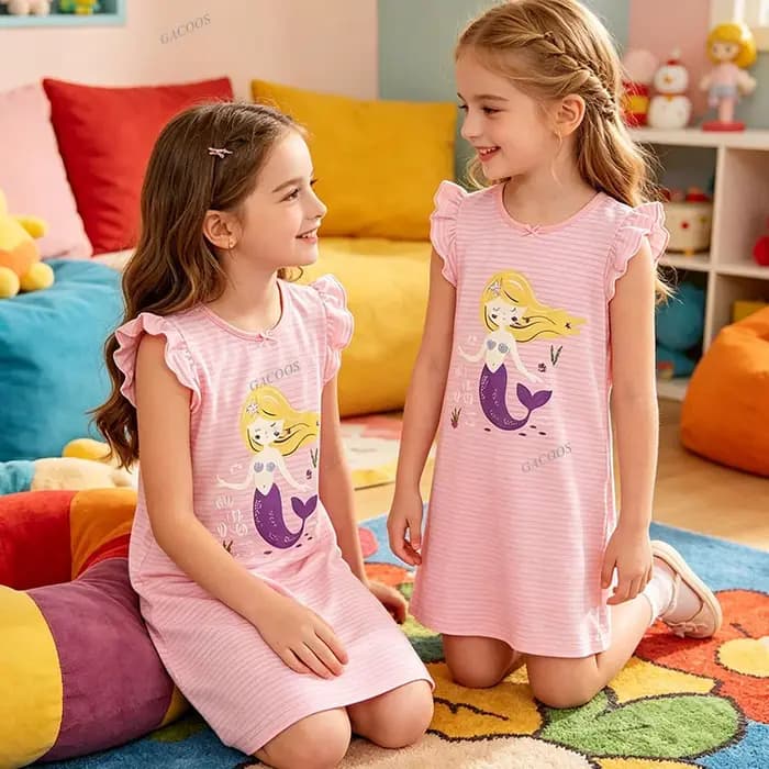 Nouvelle Robe de Nuit Lapin pour Enfants