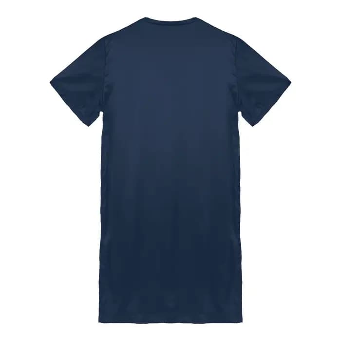 Pyjama en Satin pour hommes, chemises de nuit pour adultes, été, doux, couleur unie, col en V, manches courtes, vêtements de nuit décontractés pour la maison