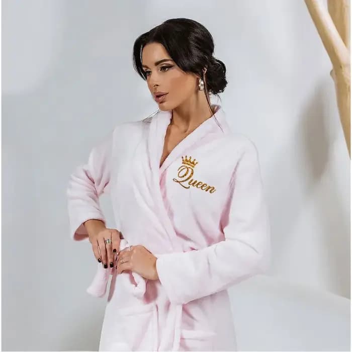 Queen King – peignoirs en peluche confortables