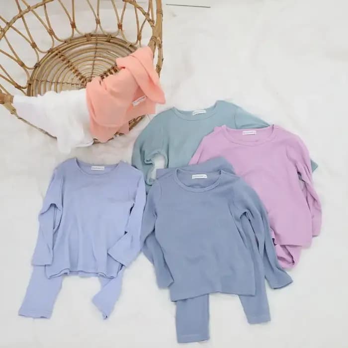 Ensembles de pyjamas en coton pour bébé garçon et fille