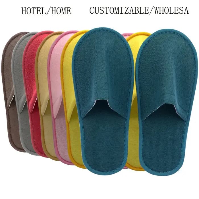 10 paires de pantoufles luxueuses en peluche pour femmes et hommes, diapositives d'hôtel de voyage,