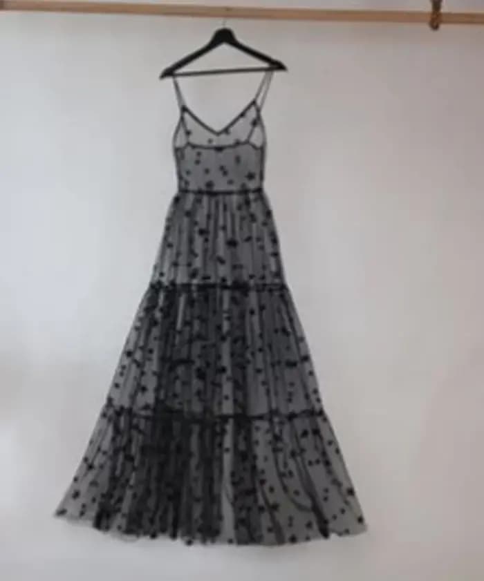 Robe Maxi Taille Haute Transparente en Maille pour Femme, Bikini de Vacances, Décontracté, Décoratio