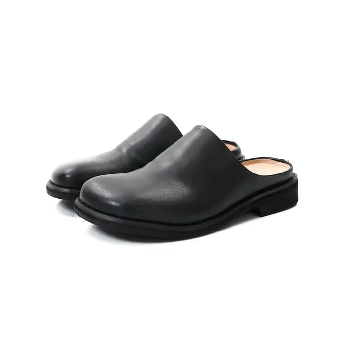 Pantoufles en cuir pour hommes, chaussures habillées décontractées, Mules Cleanfit haut de gamme, re