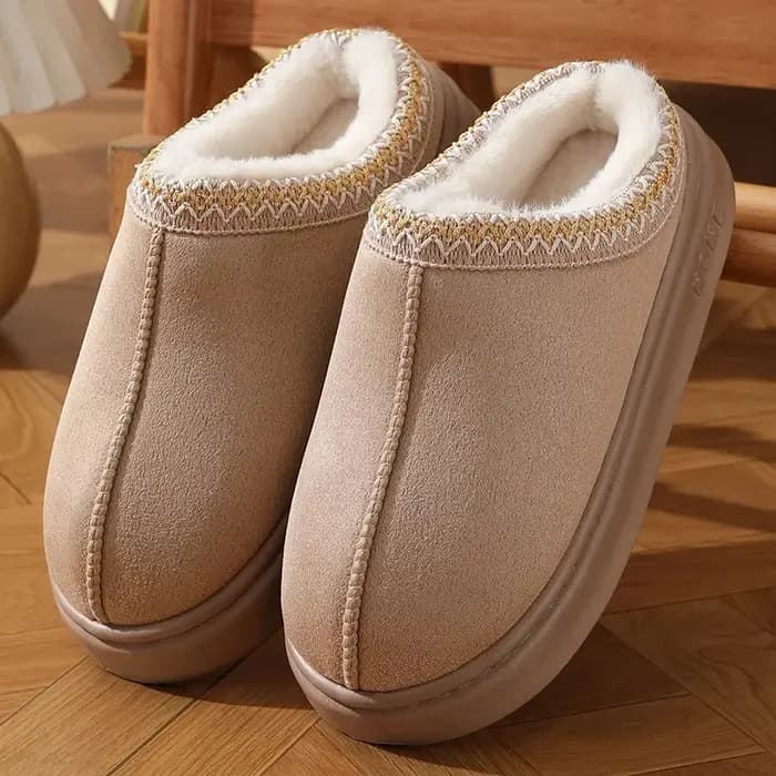 Pantoufles à plateforme moelleuses pour femmes