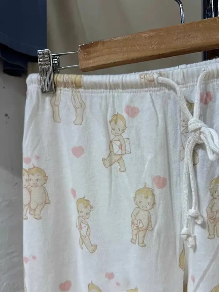 Ensemble pyjama femme imprimé ange