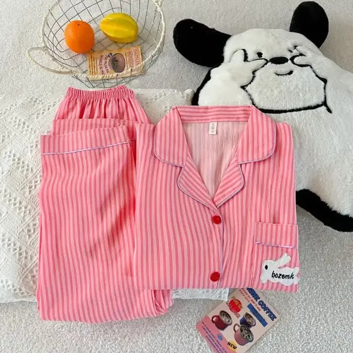 Pyjama pour femmes, ensemble pantalon long à manches longues