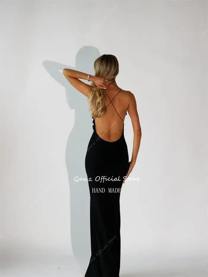 Qanz Robe de soirée sirène sexy