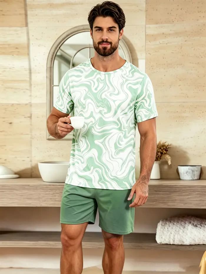 Ensemble pyjama à carreaux pour hommes