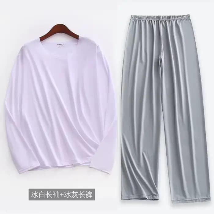 L-5XL Pyjamas Homme grande taille hommes Pyjamas ensemble nouveau printemps été maison vêtements aut