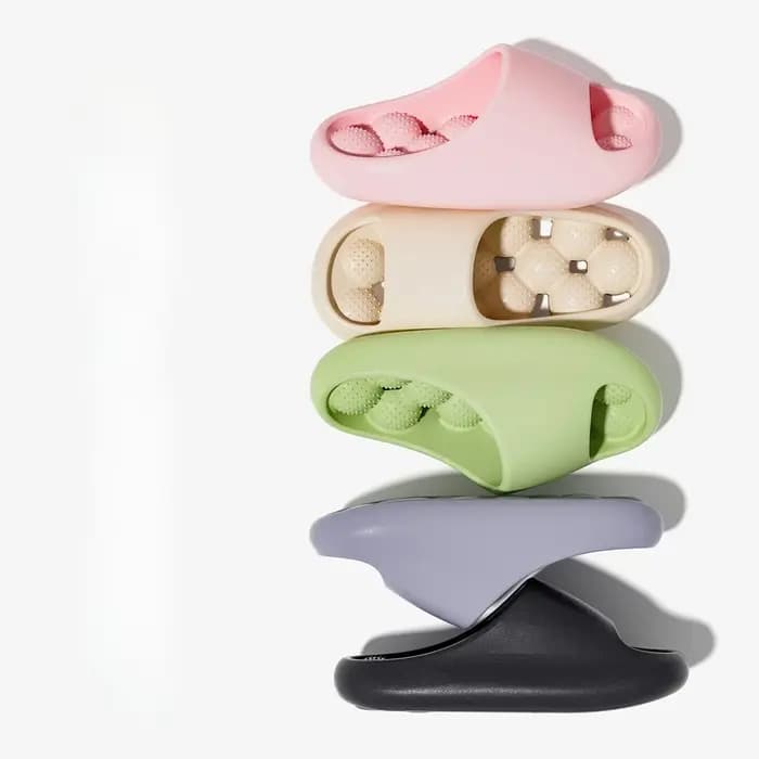 Chaussons de salle de bain ergonomiques en EVA unisexes