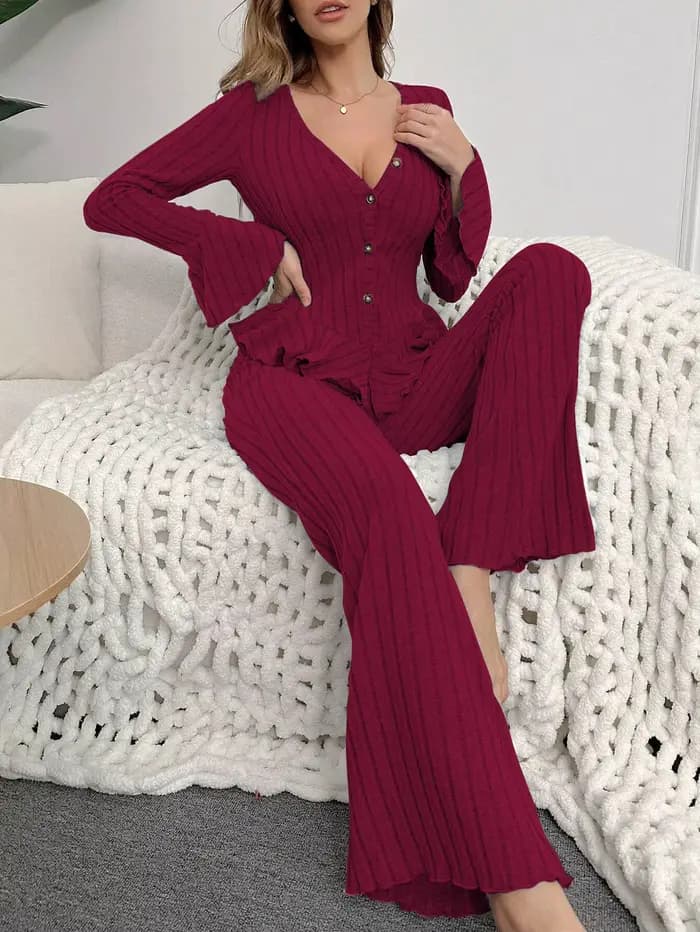 Ensemble pyjama deux pièces pour femmes