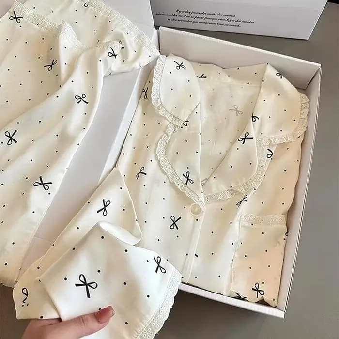 Pyjama pantalon à manches longues
