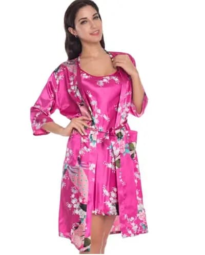 SpaRogerss-Ensemble de Robe et Camisole pour Femme