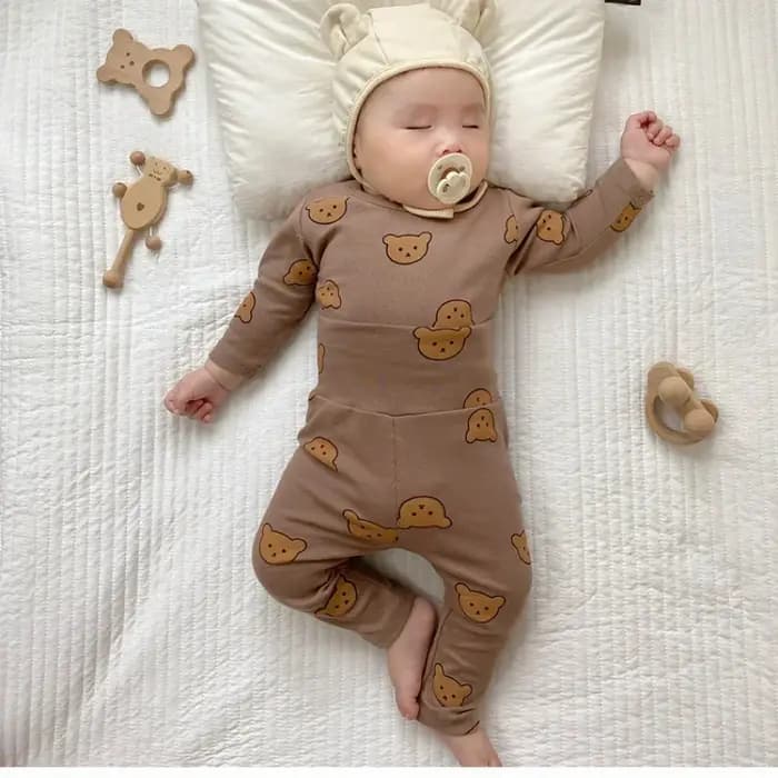 Ensemble pyjama pour bébés filles et garçons de 0 à 3 ans