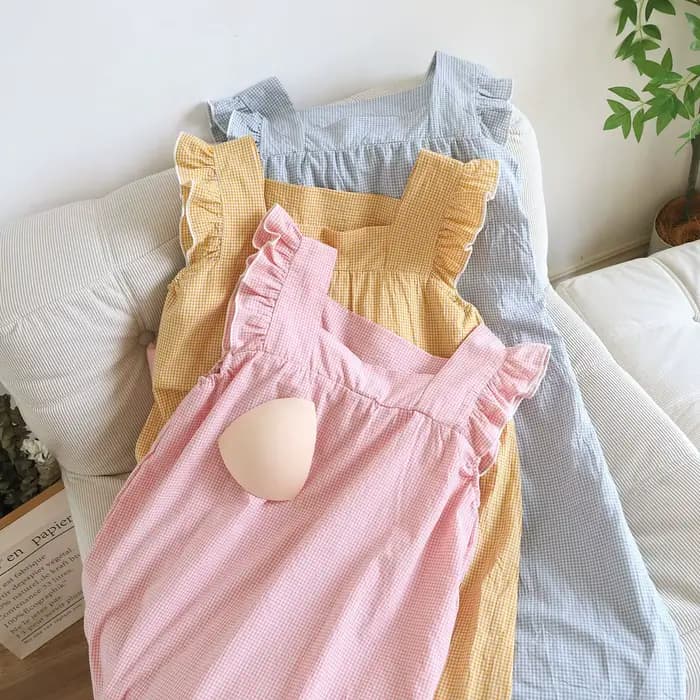 Robe pyjama sans manches pour dames