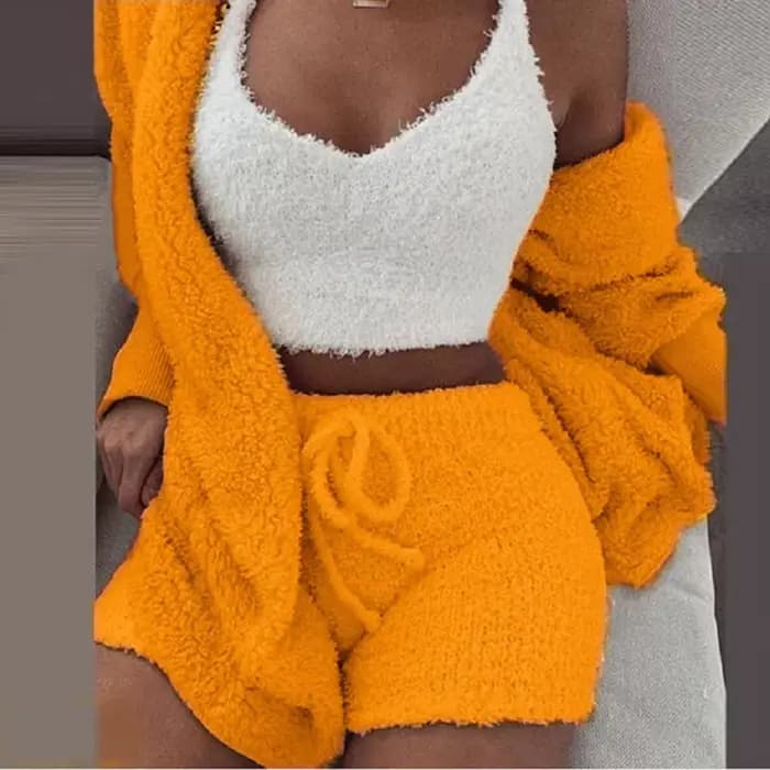 Ensemble pyjama moelleux pour femmes