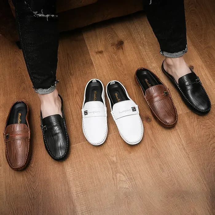 Pantoufles d'Niken Cuir pour Homme