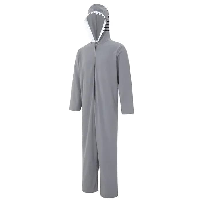 Body requin gris, pyjama amusant pour femmes et hommes