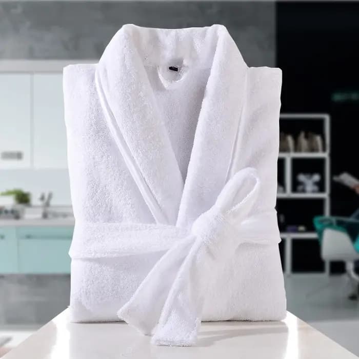 Peignoir 100% coton éponge pour femmes et hommes