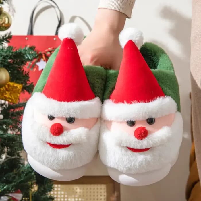 Pantoufles de squelette de noël créatives antidérapantes TPR