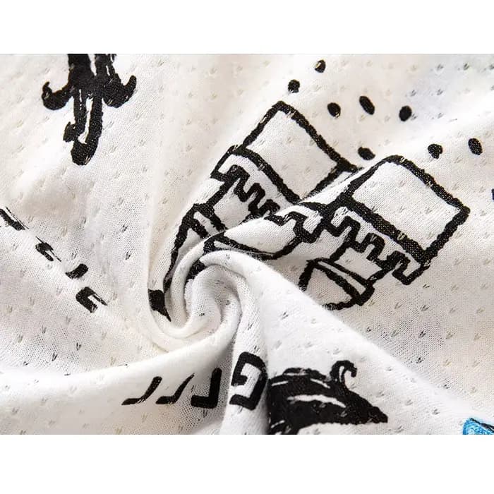 Pyjama court à carreaux pour garçon de 1 à 9 ans, tenue 2024 100% coton, 2 pièces, noir et blanc