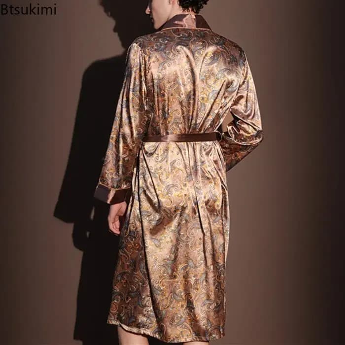 Peignoir fin pour hommes