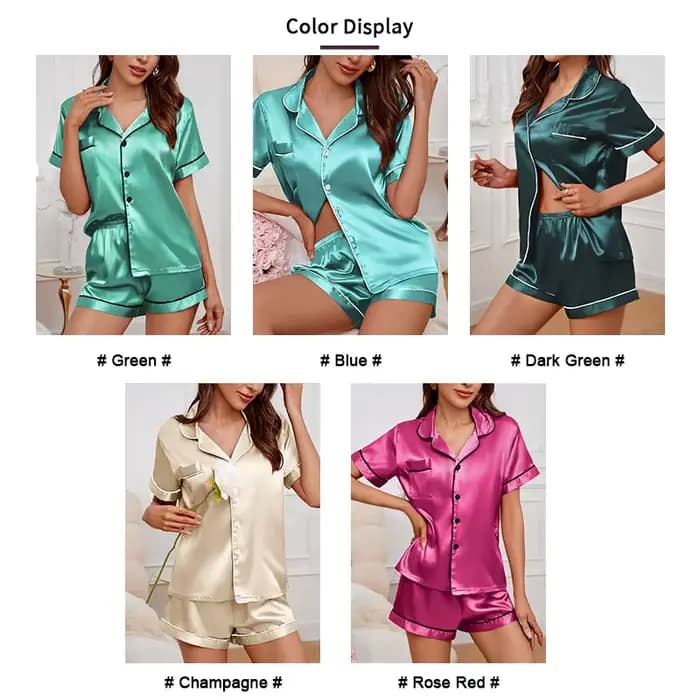 Ensemble de pyjama à manches courtes pour femmes