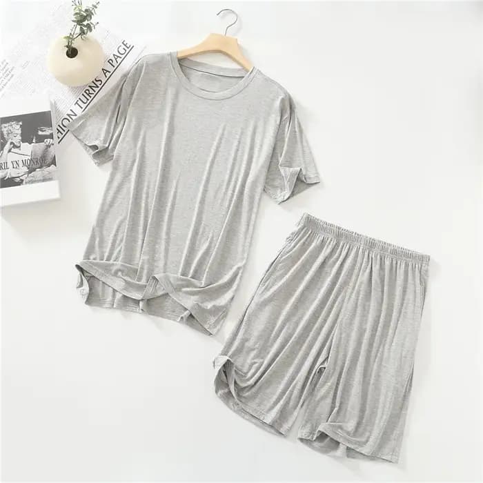 Pyjama d'Été à Manches Courtes pour Homme