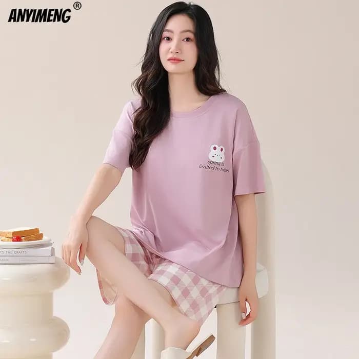 Ensemble de pyjamas pour femmes grandes tailles M-5XL